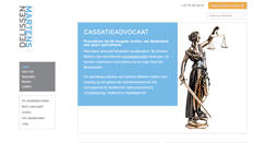 Desktop Screenshot of cassatieadvocaat.eu